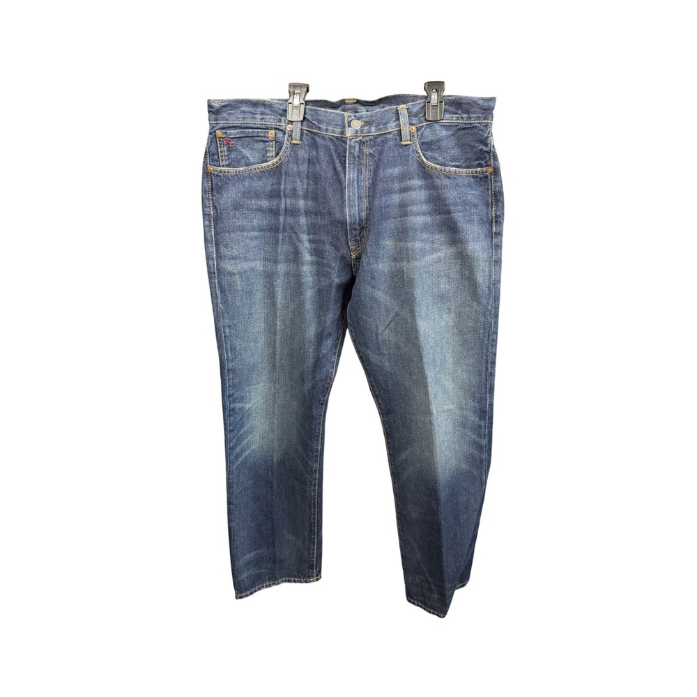 Polo Ralph Lauren Authentic Dungarees Indigo Blue Straight Leg Jeans 36x30